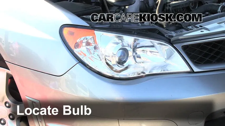 2007 Subaru Impreza 2.5i 2.5L 4 Cyl. Sedan Lights Parking Light (replace bulb)